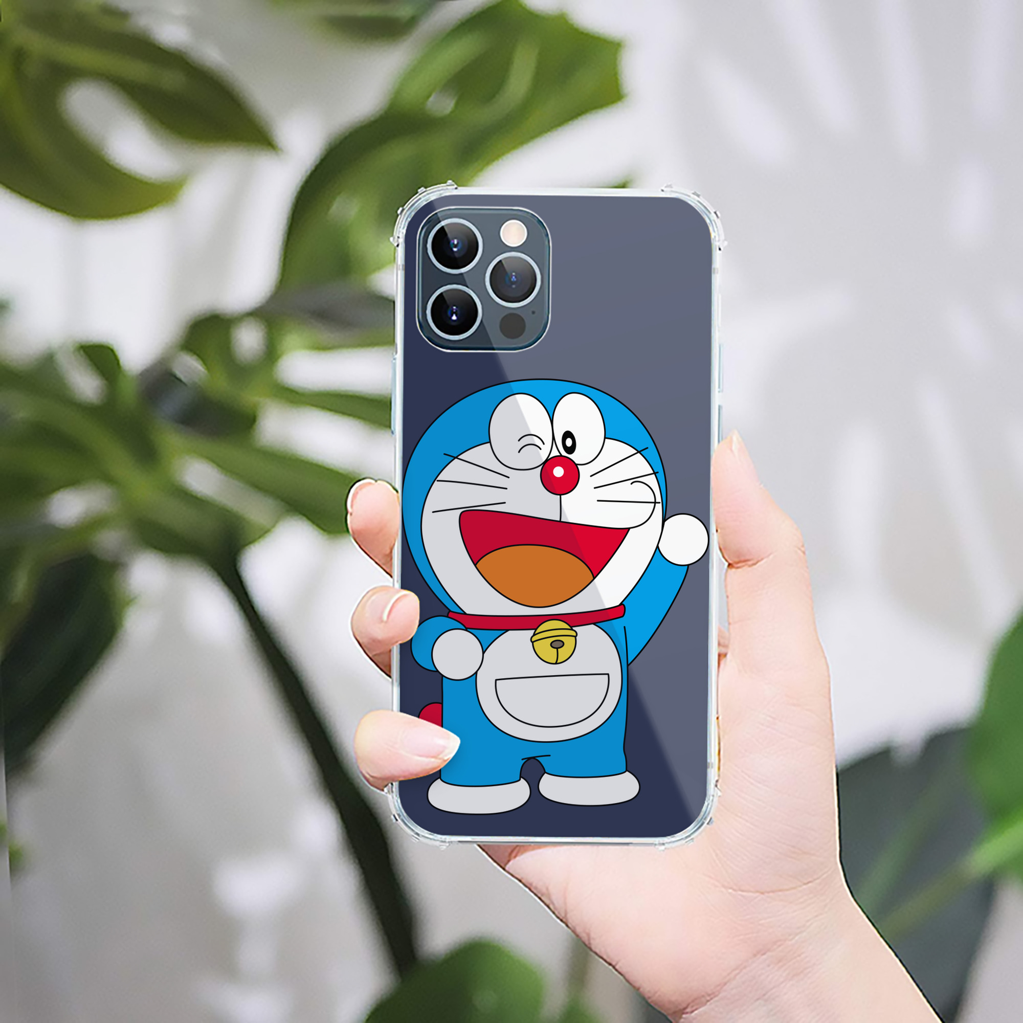 （画像用） ドラえもん Doraemon 【iPhone 12シリーズ対応】透明スマホケース（クリアソフトケース）